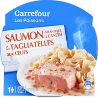 Saumon à l'aneth & tagliatelles aux œufs