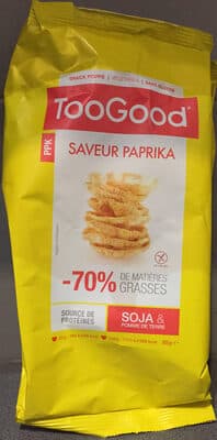 Snack poppé saveur paprika