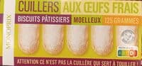 Cuillers aux œufs frais - Biscuits pâtissiers moelleux