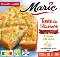 Tarte saumon poireaux