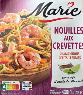 Nouilles aux crevettes