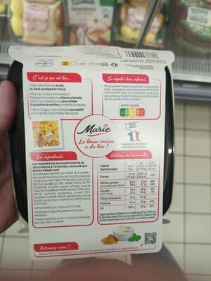 Poulet mariné à l'orientale