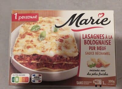 Lasagnes à la bolognaise
