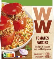 Tomates Farcies, Boulgour cuisiné aux petits légumes