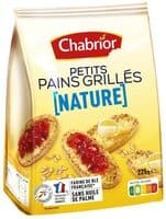 Petits pains grillés nature / au froment