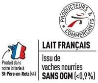 Lait uht 1/2 ecreme bq 1l
