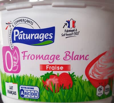 Fromage blanc fraise 0%