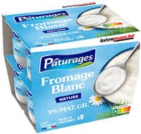Fromage frais nature 3,2% 8x100g
