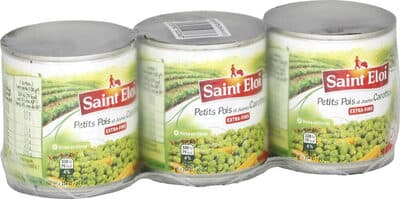 Petits pois extra fins carottes - 3x 1/4