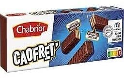 Gaufrettes Fourrées Cacao Maigre, Enrobées de Chocolat 150G ( CAOFRET')