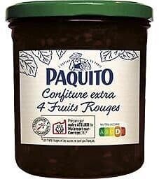 CONFITURE EXTRA 4 fruits rouges 50% fruits