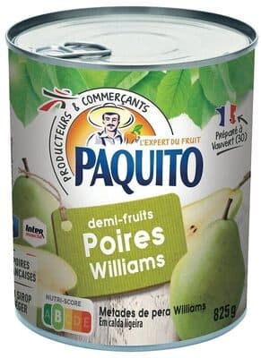 POIRES AU SIROP LEGER - boîte 4/4