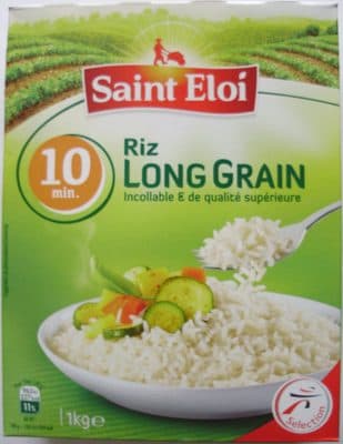 Riz long grain 10 min