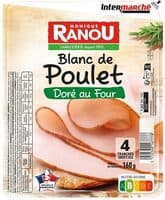 Blanc de poulet sup dore au four 4tr 160g - france