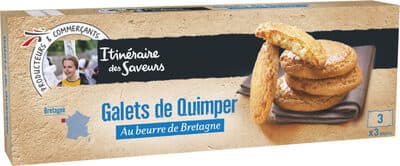 Galets de Quimper au beurre de Bretagne
