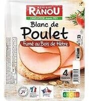 Blanc de poulet sup fume 4t 120g