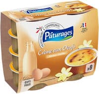 Creme aux œufs saveur vanille 8x100g