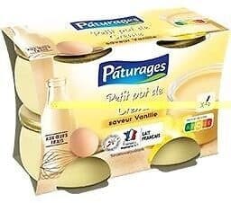Ppc petit pot de creme saveur vanille 4x100g