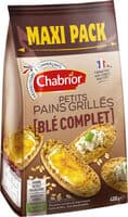 Petits pains grillés au blé complet