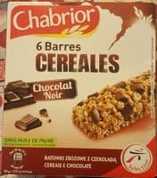 Barres Céréales Chocolat noir x6