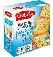 Biscottes complètes sans sucres ajoutés x36