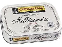 Sardines millésimées à l'huile d'olive vierge extra 115g