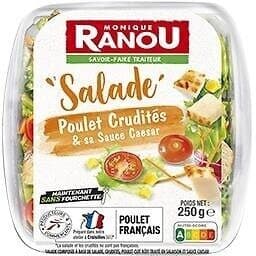 Bol snacking 250g poulet crudites