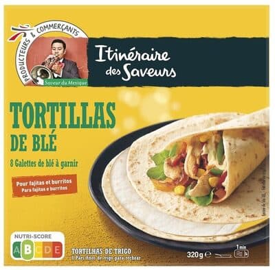 Tortillas de blé 320G