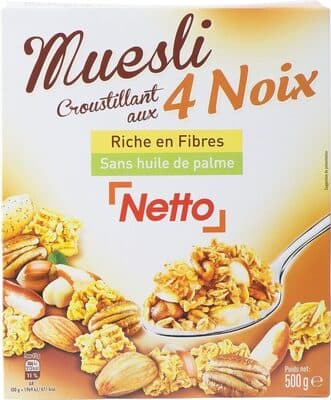 Muesli croustillant aux noix