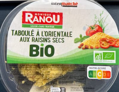 Taboule raisin bio