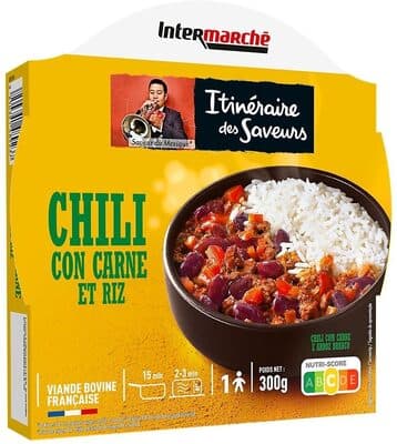 BARQUETTE Chili con carne et riz