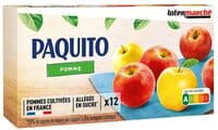 GOURDES Compote de pommes allégée en sucres - 12 x 90 g - Adulte