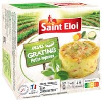 4 Mini gratins petits légumes 480g