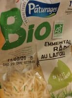 emmental râpé au lait cru bio