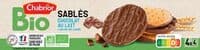 Biscuits nappes chocolat au lait bio