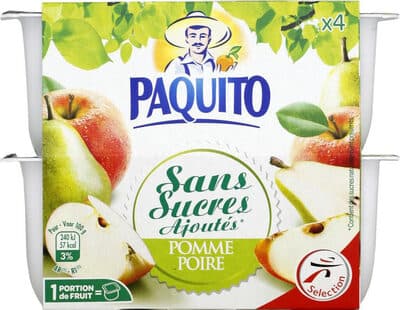 Spécialité de pomme poire sans sucres ajoutés