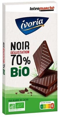Tablette BIO dégustation Chocolat noir - 100g