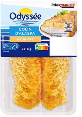 Colin d'Alaska façon meunière x2 - MSC - 200g