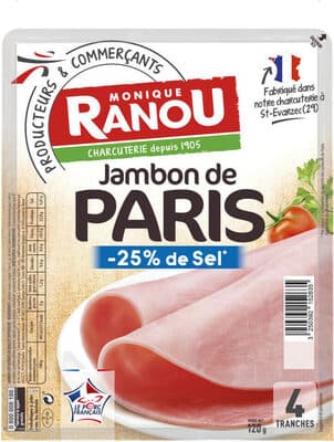 Jambon paris dd tsr 4t 120g