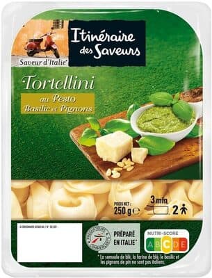 TORTELLINI AU PESTO, BASILIC ET PIGNONS 250g