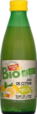 Jus de citron bio