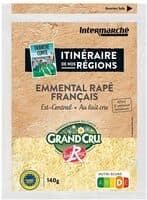 EMMENTAL RAPE FRANCAIS EST-CENTRAL GRAND CRU IGP LABEL ROUGE gros brins 140g