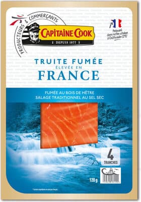 Truite fumée origine France 4tr - 120g
