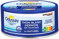 Thon blanc au naturel tranche emboité cru 160g