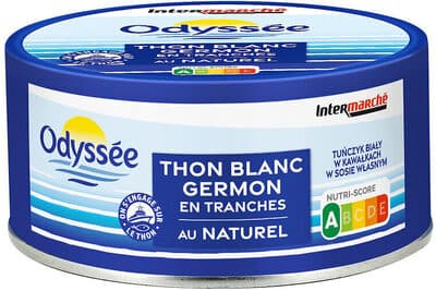 Thon blanc au naturel tranche emboité cru 160g
