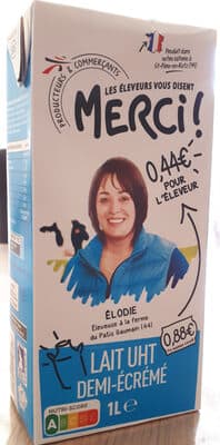 Lait UHT Demi-Écrémé