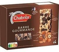 Barres de céréales gourmandes chocolat x4