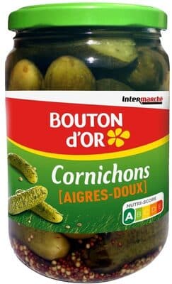 Cornichon AIGRE DOUX BO 360g