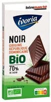 Tablette dégustation BIO - Chocolat noir pure origine République Dominicaine 70% - 100g