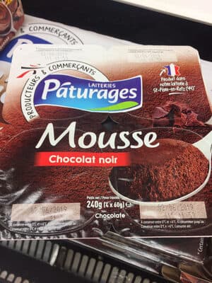 Mousse au chocolat noir 4x60g